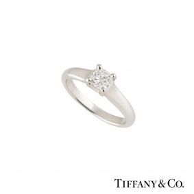 Tiffany & Co. Lucida Diamond Ring 0.36ct D/VVS1